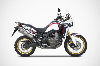 ZARD 2-1 Full Exhaust With Conical Muffler for Honda Africa Twin 1000 (2016+)