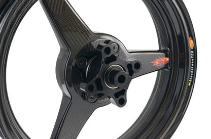 BST Diamond TEK 3 Spoke Carbon Fiber Front Wheel for the Honda Grom (14-21) - 2.5 x 12