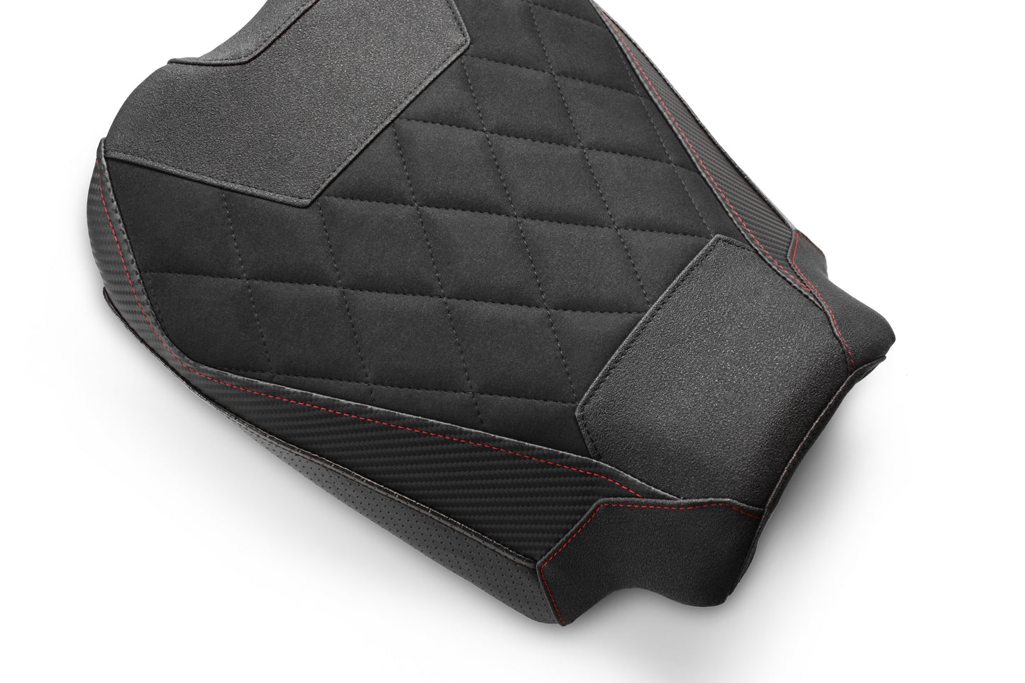 LUIMOTO DIAMOND GREZZO Rider Seat Cover for OE LOW SEAT For DUCATI STREETFIGHTER V4 / S (20-24)