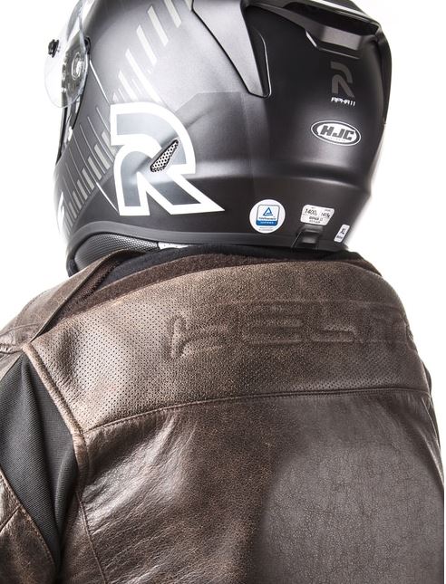 Helite Leather Airbag Jacket