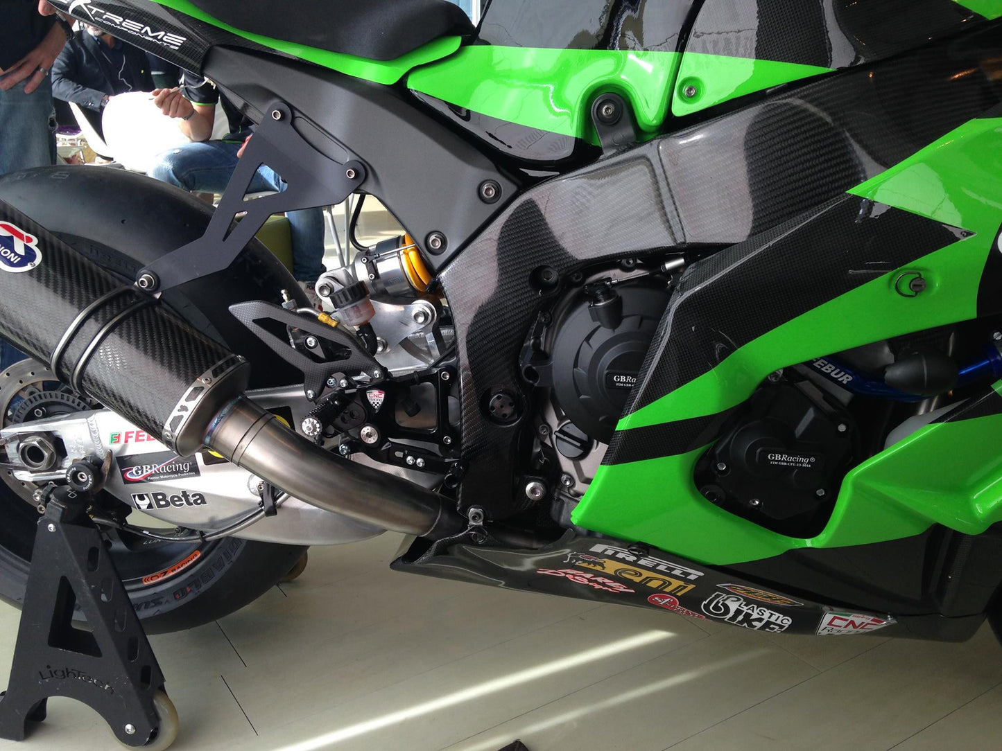 CNC Racing RPS Adjustable Rearsets For Kawasaki ZX10R 2011-2015