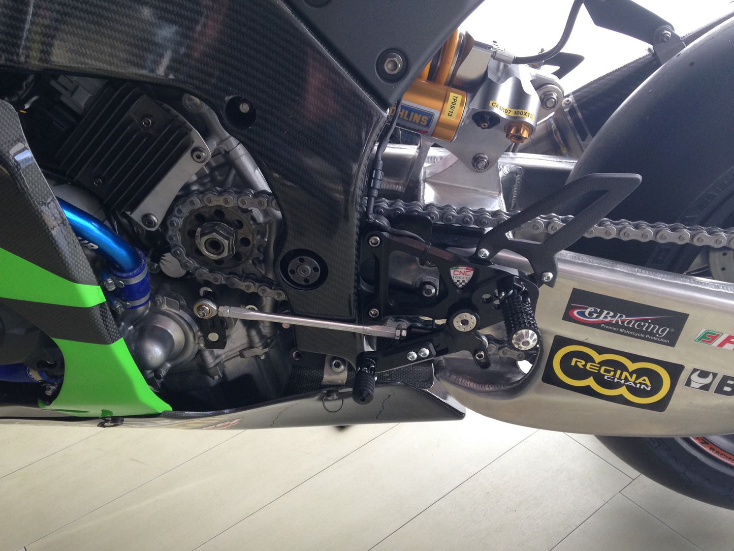 CNC Racing RPS Adjustable Rearsets For Kawasaki ZX10R 2011-2015