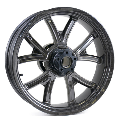 BST Torque TEK 5 Split Y-Spoke Carbon Fiber Rear Wheel for the Harley Davidson, Indian, and V-Twin Custom Models - 5.0 x 16