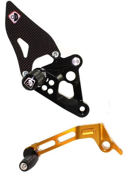 DBK Special Parts (Ducabike) SBK Adjustable Rearsets for the Ducati 848/1098/1198