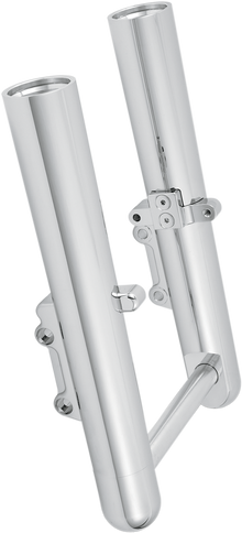 ARLEN NESS Fork Legs - Chrome - Smooth - Dual Disc - '00-'07 FLT 06-503
