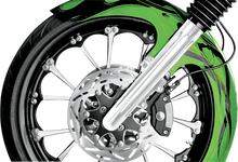 ARLEN NESS Fork Legs - Chrome - Deep Cut - Dual Disc - Deep Cut - '08-'13 FLT 06-510