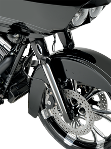 ARLEN NESS Fork Legs - Black Anodized - Deep Cut - Dual Disc - '08-'13 FLT 06-511