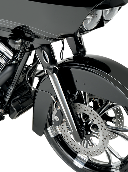 ARLEN NESS Fork Legs - Black Anodized - Deep Cut - Dual Disc - '08-'13 FLT 06-511