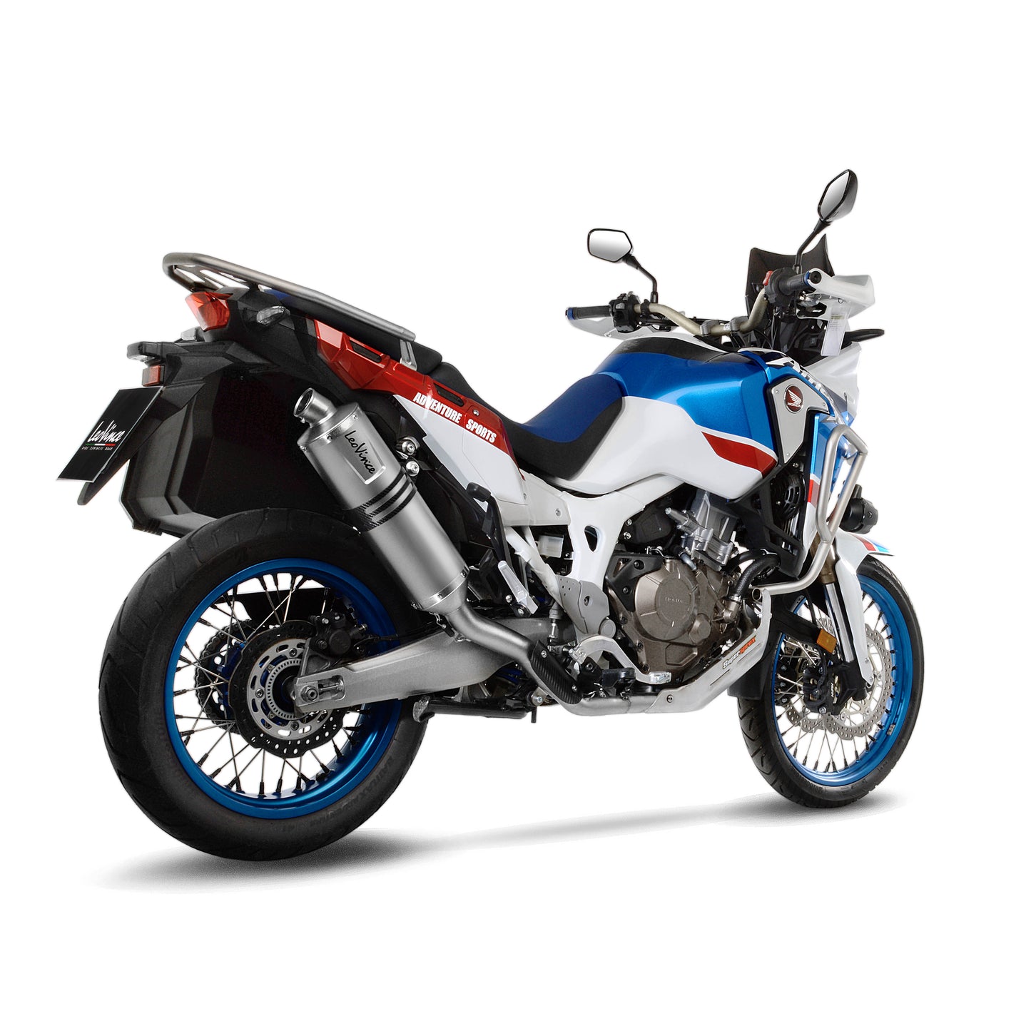 Leo Vince LV One Evo Stainless Steel | Full System 2/1 Exhaust For Honda CRF1000L AFRICA TWIN '16-19, CRF1000L AFRICA TWIN ADVENTURE SPORTS '18-19