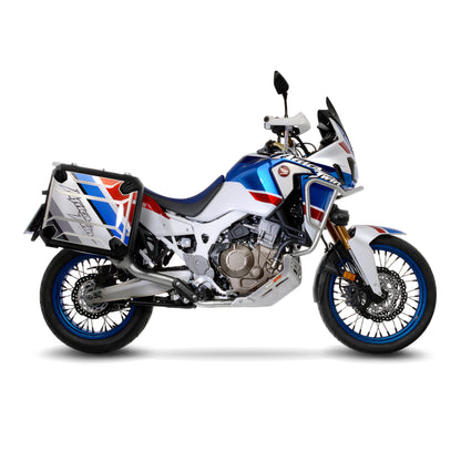 Leo Vince LV One Evo Stainless Steel | Full System 2/1 Exhaust For Honda CRF1000L AFRICA TWIN '16-19, CRF1000L AFRICA TWIN ADVENTURE SPORTS '18-19