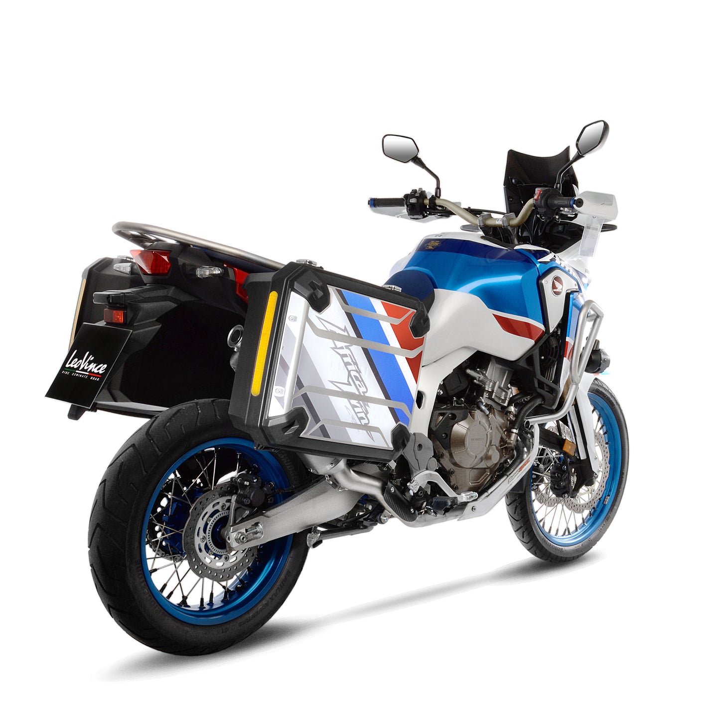 Leo Vince LV One Evo Stainless Steel | Full System 2/1 Exhaust For Honda CRF1000L AFRICA TWIN '16-19, CRF1000L AFRICA TWIN ADVENTURE SPORTS '18-19
