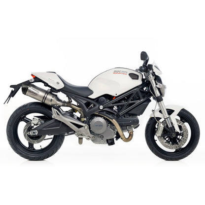 Leo Vince Lv One Evo Stainless Steel | 2 Slip-On Exhaust For Ducati Monster 1100 '09-14, Monster 1100s '11-13, Monster 696 '08-14 and Monster 796 '09-14