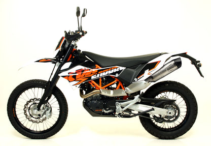Leo Vince LV One Evo Stainless Steel | Slip-On Exhaust For KTM 690 Enduro/690 SMC '08-11, 690 Enduro R/690 SMC R '09-16/'12-16