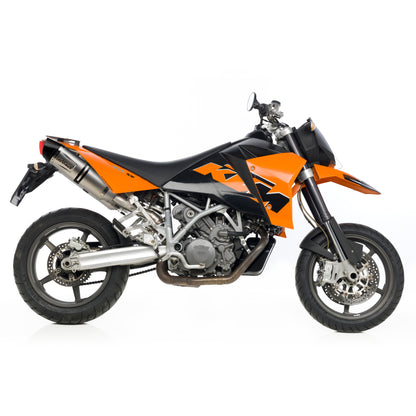 Leo Vince LV One Evo Stainless Steel | 2 Slip-On Exhaust For KTM 990 SMR/990 SM/950 SM Supermoto '09-12/'08-10/'05-08
