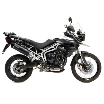 Leo Vince LV One Evo Carbon Fiber | Slip-On Exhaust For Triumph Tiger 800 XC/XR '11-16