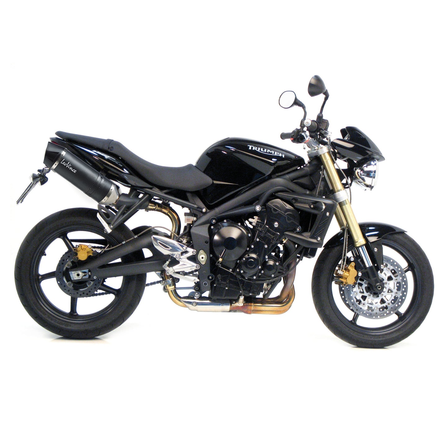 Leo Vince LV One Evo Carbon Fiber | 2 Slip-On Exhaust For Triumph Street Triple 675/R '07-12/'09-12