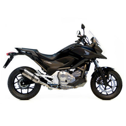 Leo Vince LV One Evo Stainless Steel | Slip-On Exhaust For Honda NC700S '06-17, NC700X '06-18