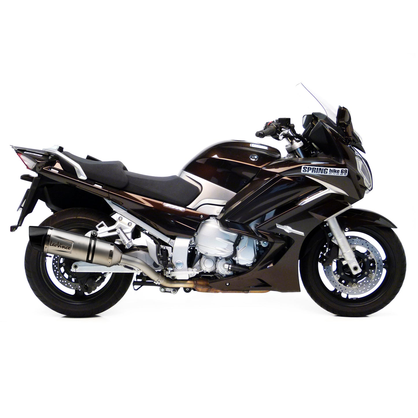 Leo Vince LV One Evo Stainless Steel | 2 Slip-On Exhaust For Yamaha FJR 1300 '01-15