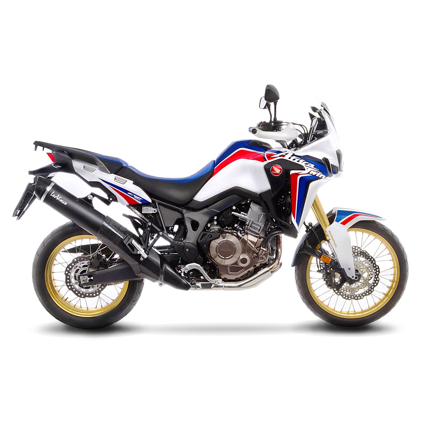 Leo Vince Nero Stainless Steel | Slip-On Exhaust For Honda CRF1000L AFRICA TWIN 2016-2017