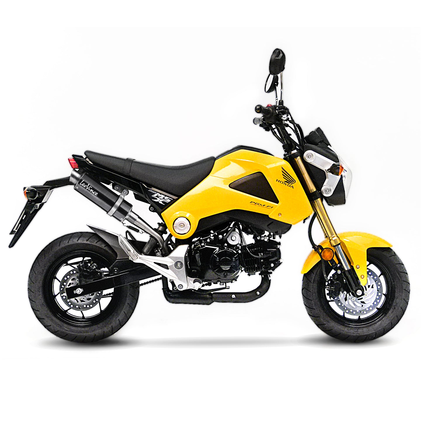 Leo Vince GP Corsa Carbon Fiber | Slip-On Exhaust For Honda GROM (MSX125) 2013-2015