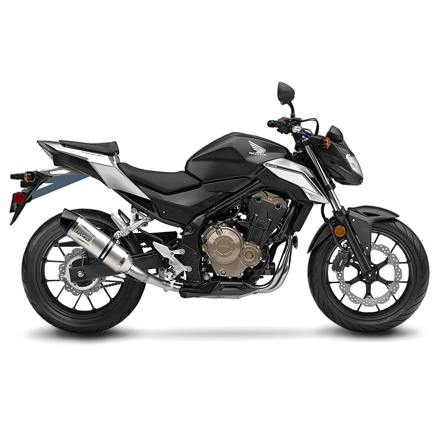 Leo Vince LV One Evo Stainless Steel | Slip-On Exhaust For Honda CB500F '13-19, CBR500R '13-19