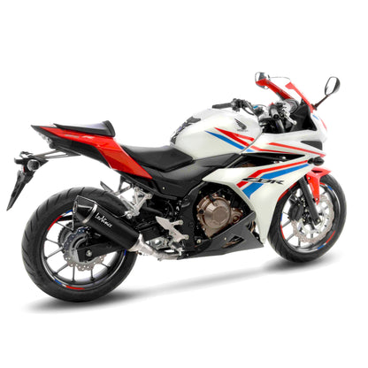Leo Vince Nero Stainless Steel | Slip-On Exhaust For Honda CBR500R '13-19, CB500F '13-19