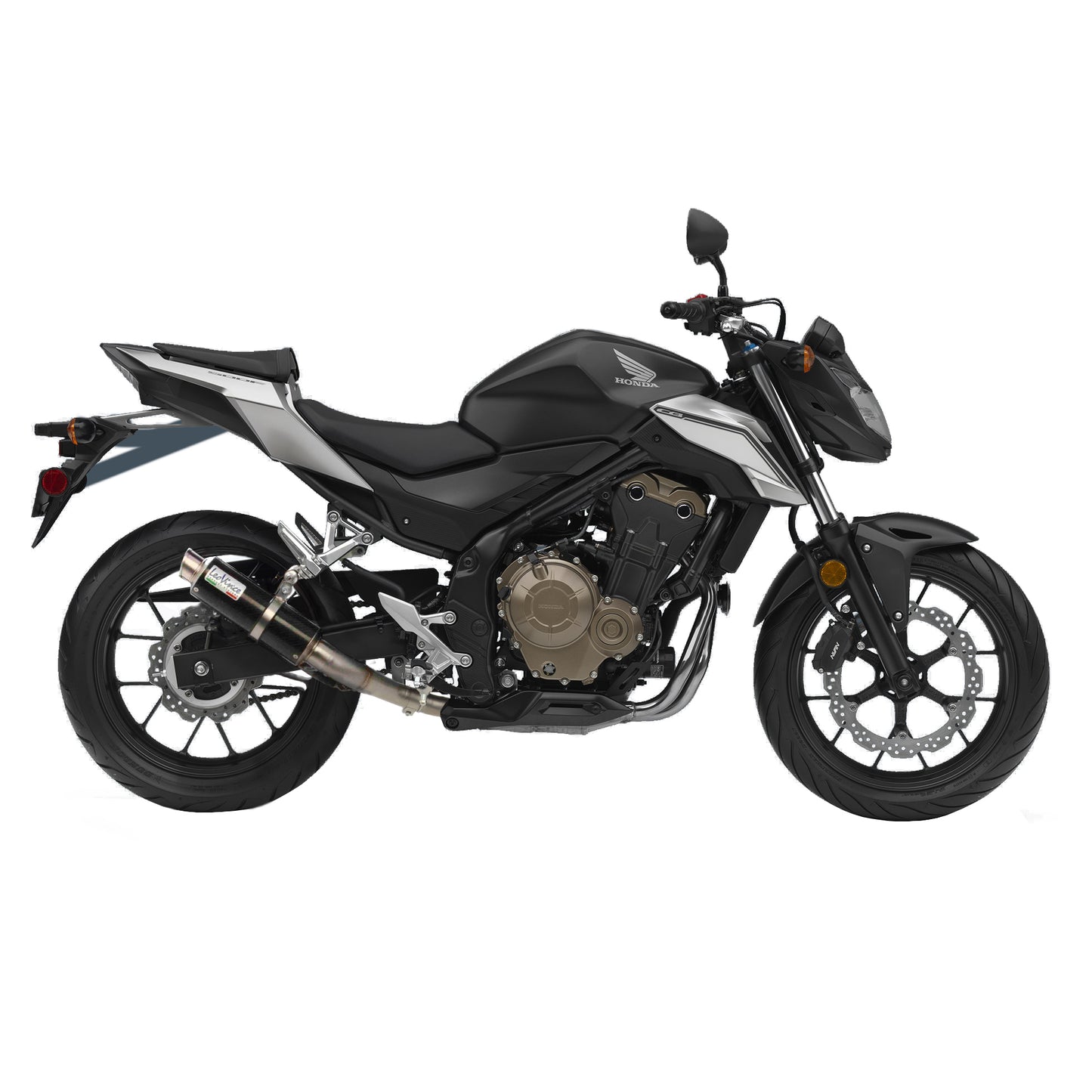 Leo Vince GP Corsa Carbon Fiber | Slip-On Exhaust For Honda CBR500R '13-19, CB500F '13-19