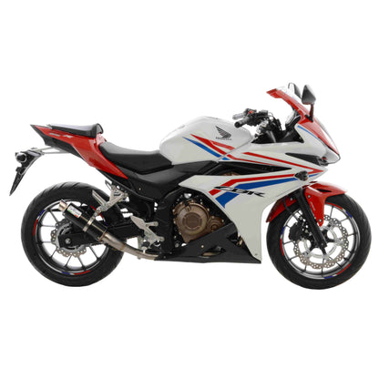 Leo Vince GP Corsa Carbon Fiber | Slip-On Exhaust For Honda CBR500R '13-19, CB500F '13-19