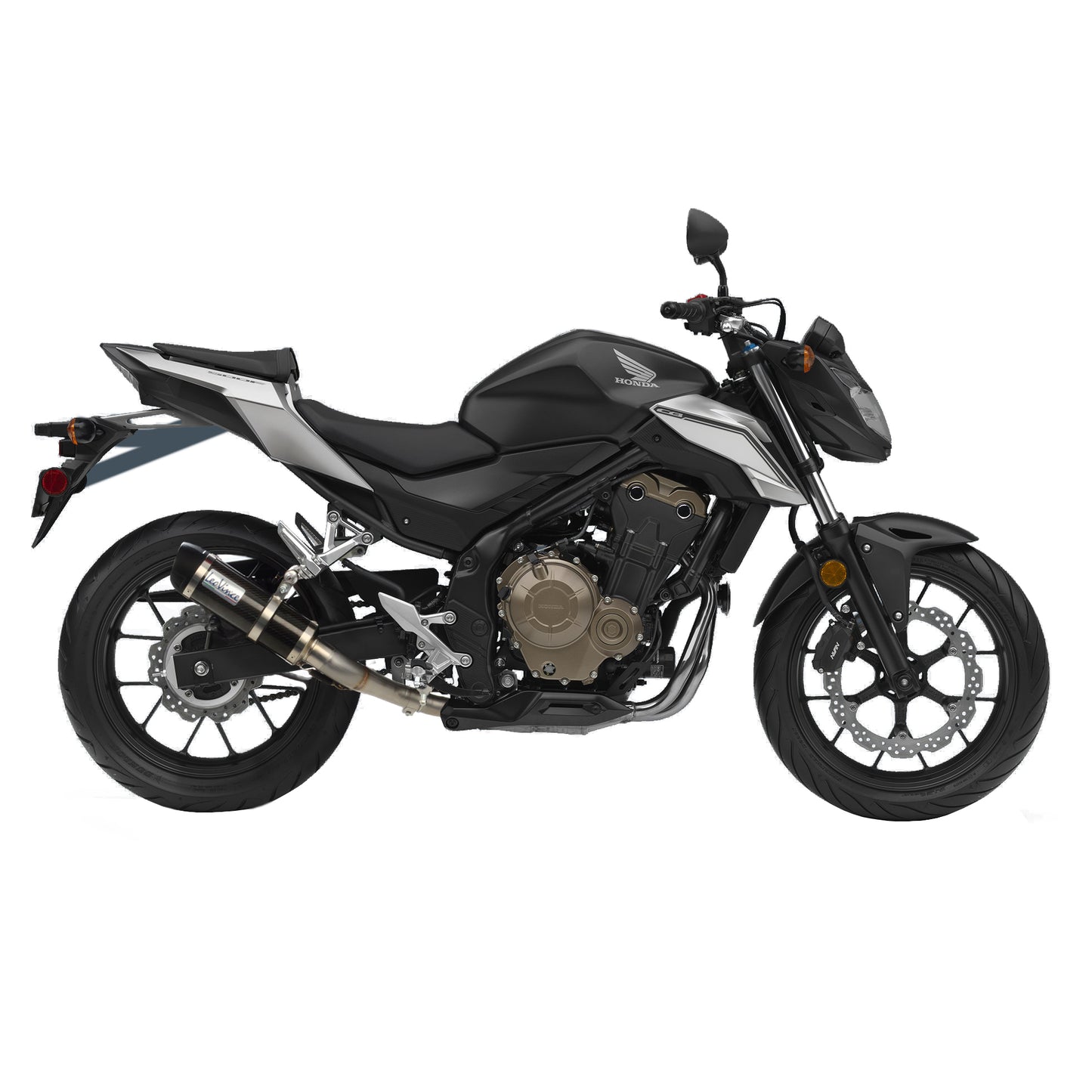 Leo Vince GP Corsa Evo Carbon Fiber | Slip-On Exhaust For Honda CBR500R '13-19, CB500F '13-19