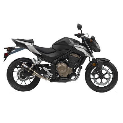 Leo Vince GP Corsa Evo Carbon Fiber | Slip-On Exhaust For Honda CBR500R '13-19, CB500F '13-19