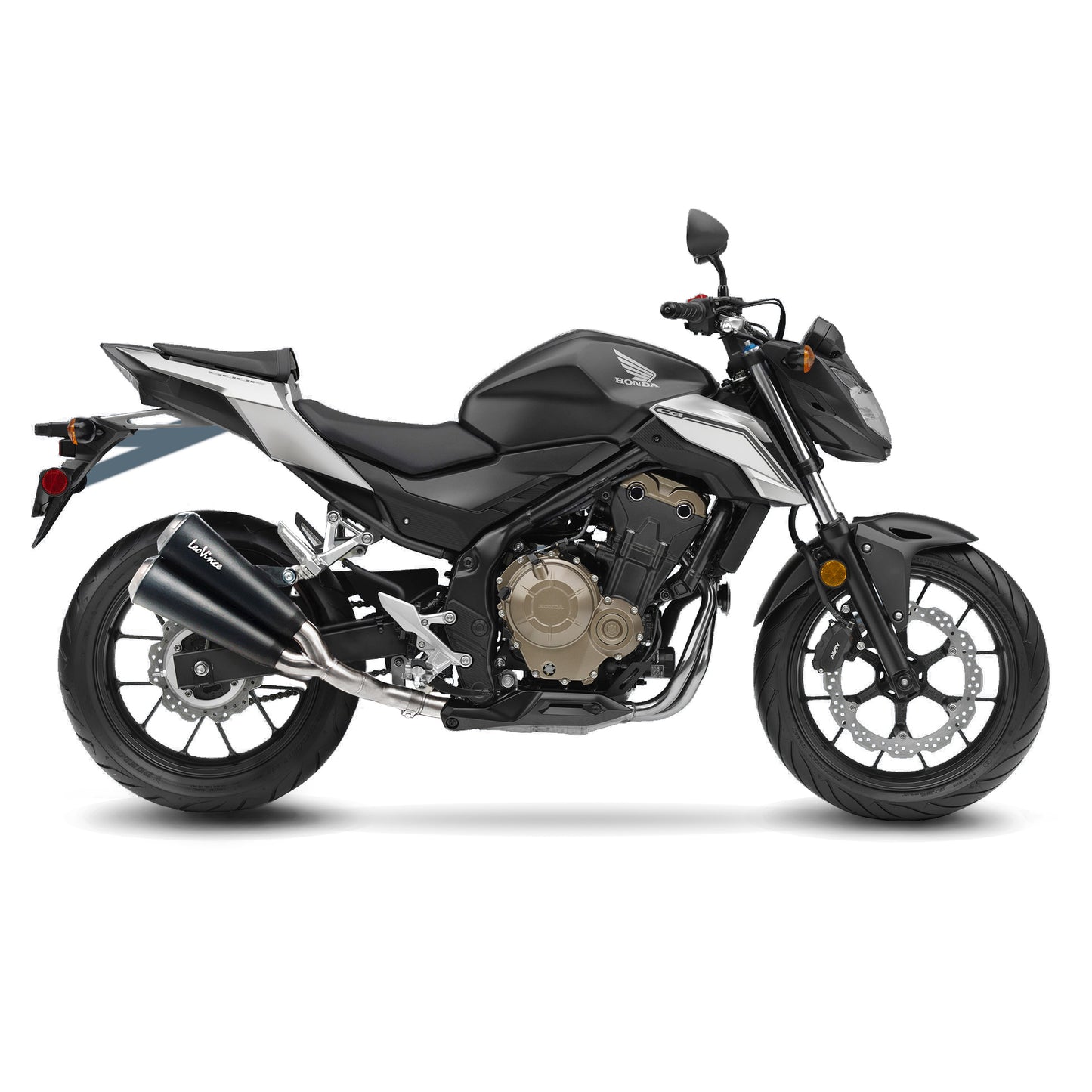 Leo Vince GP Duals Stainless Steel | Slip-On Exhaust For Honda CBR500R '13-19, CB500X '12-19, CB500F '13-19
