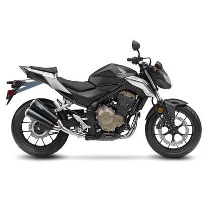Leo Vince GP Duals Stainless Steel | Slip-On Exhaust For Honda CBR500R '13-19, CB500X '12-19, CB500F '13-19