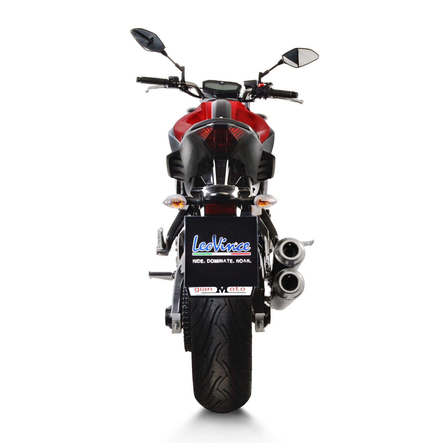 Leo Vince GP Duals Stainless Steel | Full System 2/1 Exhaust For Yamaha FZ-07/MT-07 '14-19