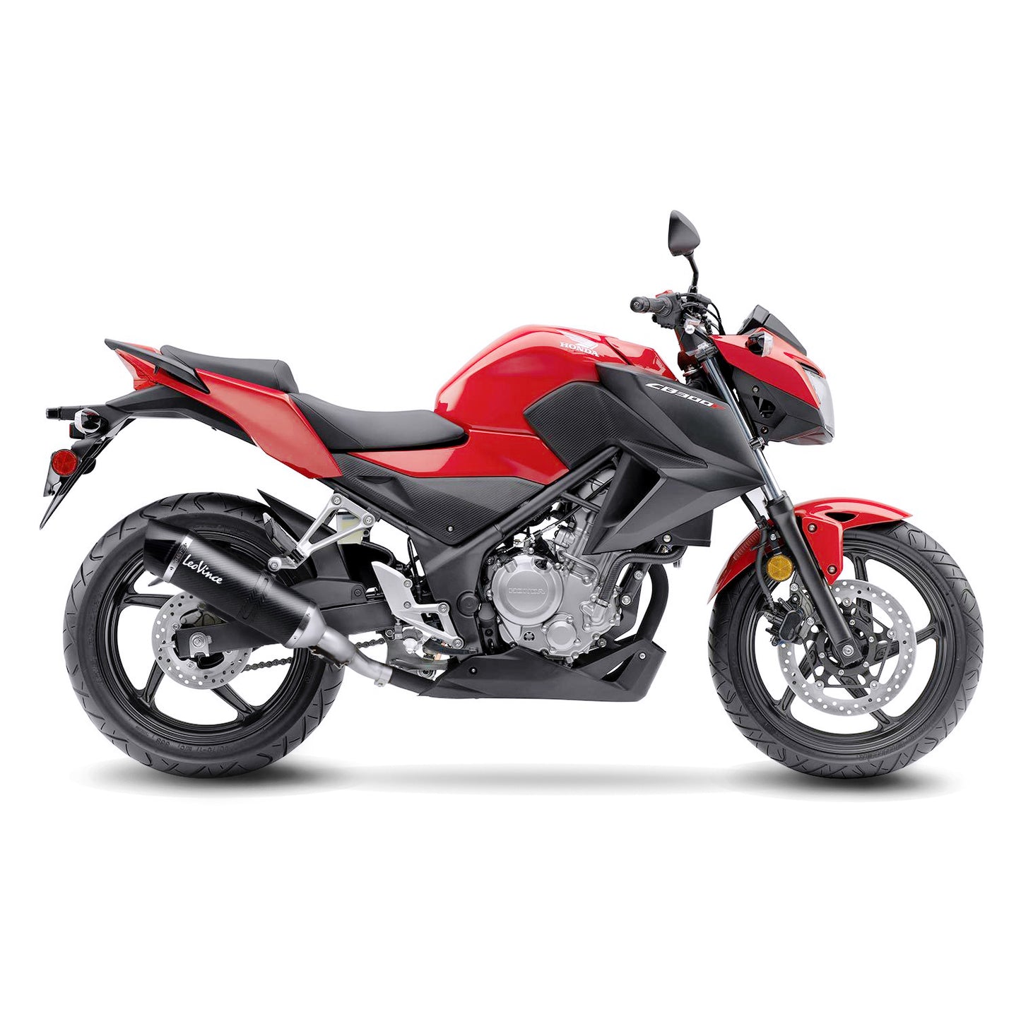 Leo Vince LV One Evo Carbon Fiber | Slip-On Exhaust For Honda CB300F '15-19, CBR300R '11-19