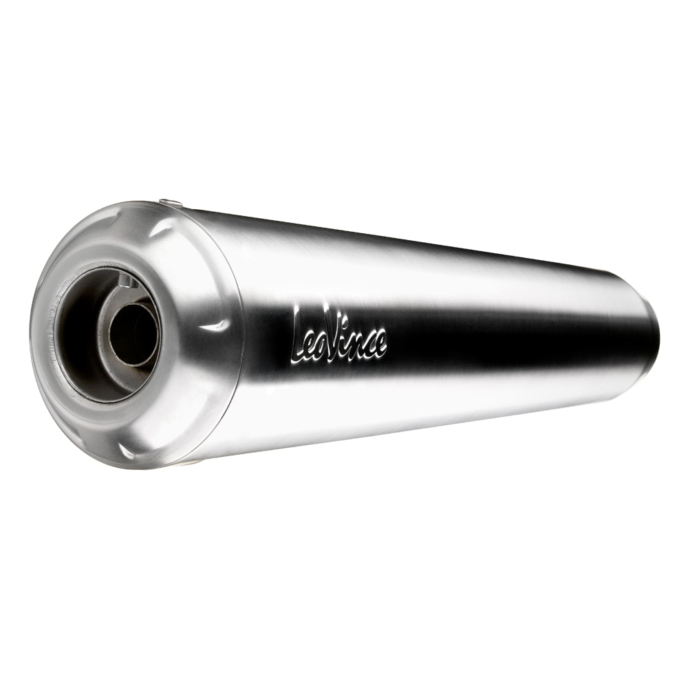 Leo Vince Classic Racer Stainless Steel | 2 Slip-On Exhaust For Triumph Thruxton Water Cooled '16-18