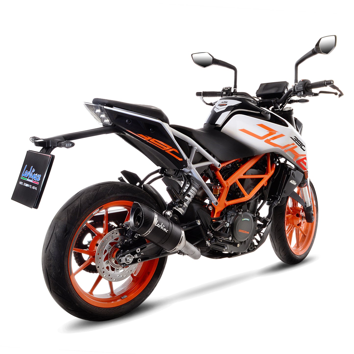Leo Vince LV Pro Carbon Fiber | Slip-On Exhaust For KTM Duke 390/RC 390/Duke 125/RC 125 '17-19