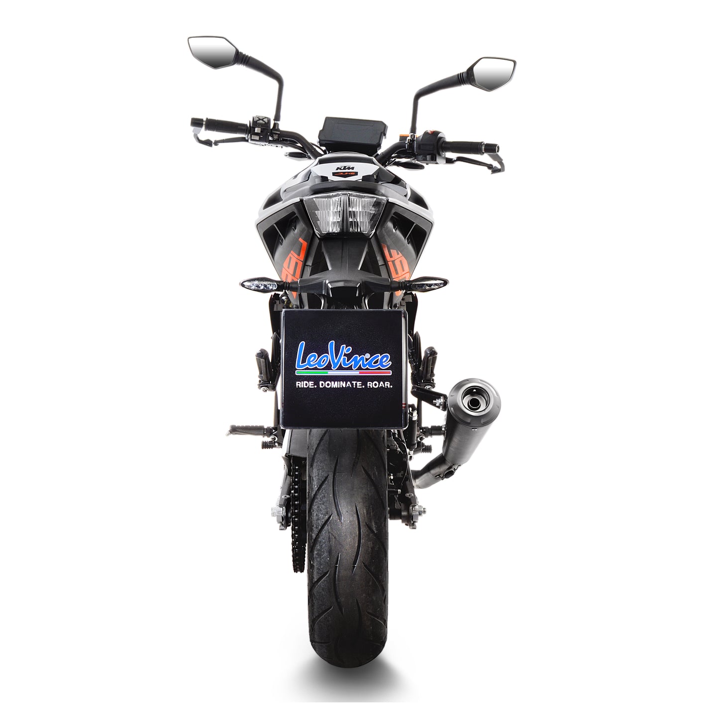 Leo Vince GP One Stainless Steel | Slip-On Exhaust For KTM Duke 390/RC 390/Duke 125/RC 125 '17-19