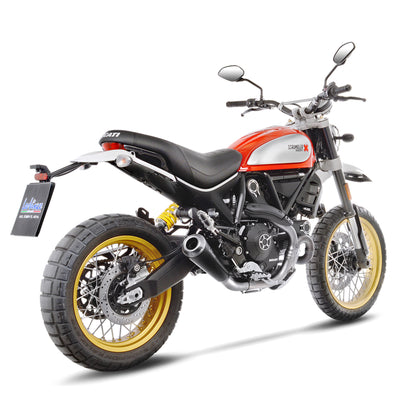 Leo Vince Gp One Stainless Steel | Slip-On Exhaust For Ducati Scrambler Desert Sled 2017-2019