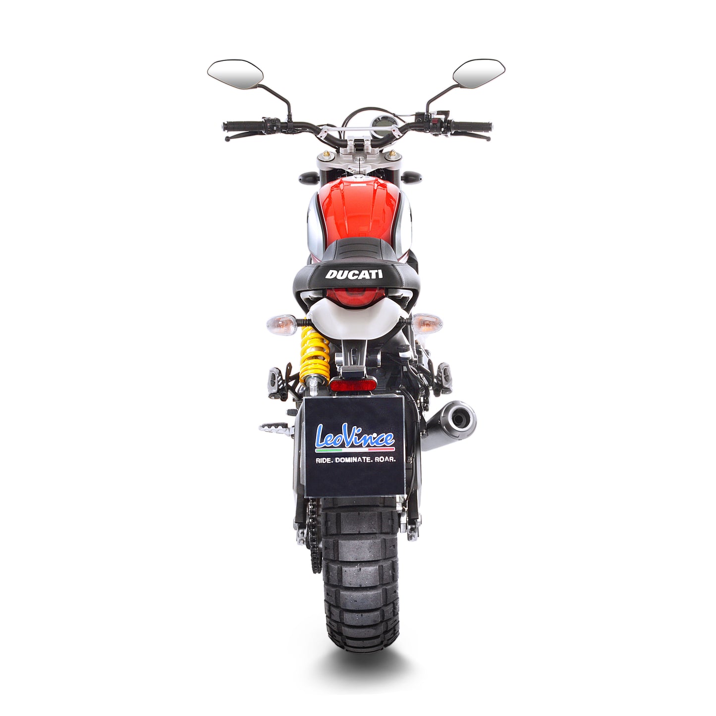 Leo Vince Gp One Stainless Steel | Slip-On Exhaust For Ducati Scrambler Desert Sled 2017-2019