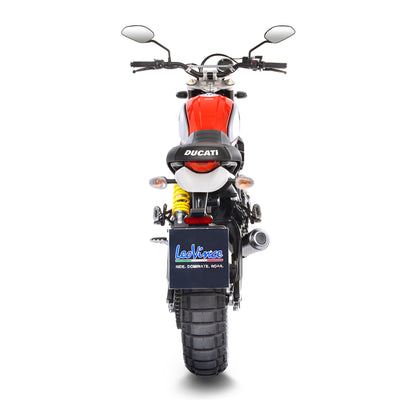 Leo Vince Lv-10 Stainless Steel | Slip-On Exhaust For Ducati Scrambler Desert Sled 2017-2019