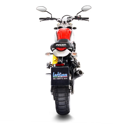 Leo Vince Lv-10 Black Edition Stainless Steel | Slip-On Exhaust For Ducati Scrambler Desert Sled 2017-2019
