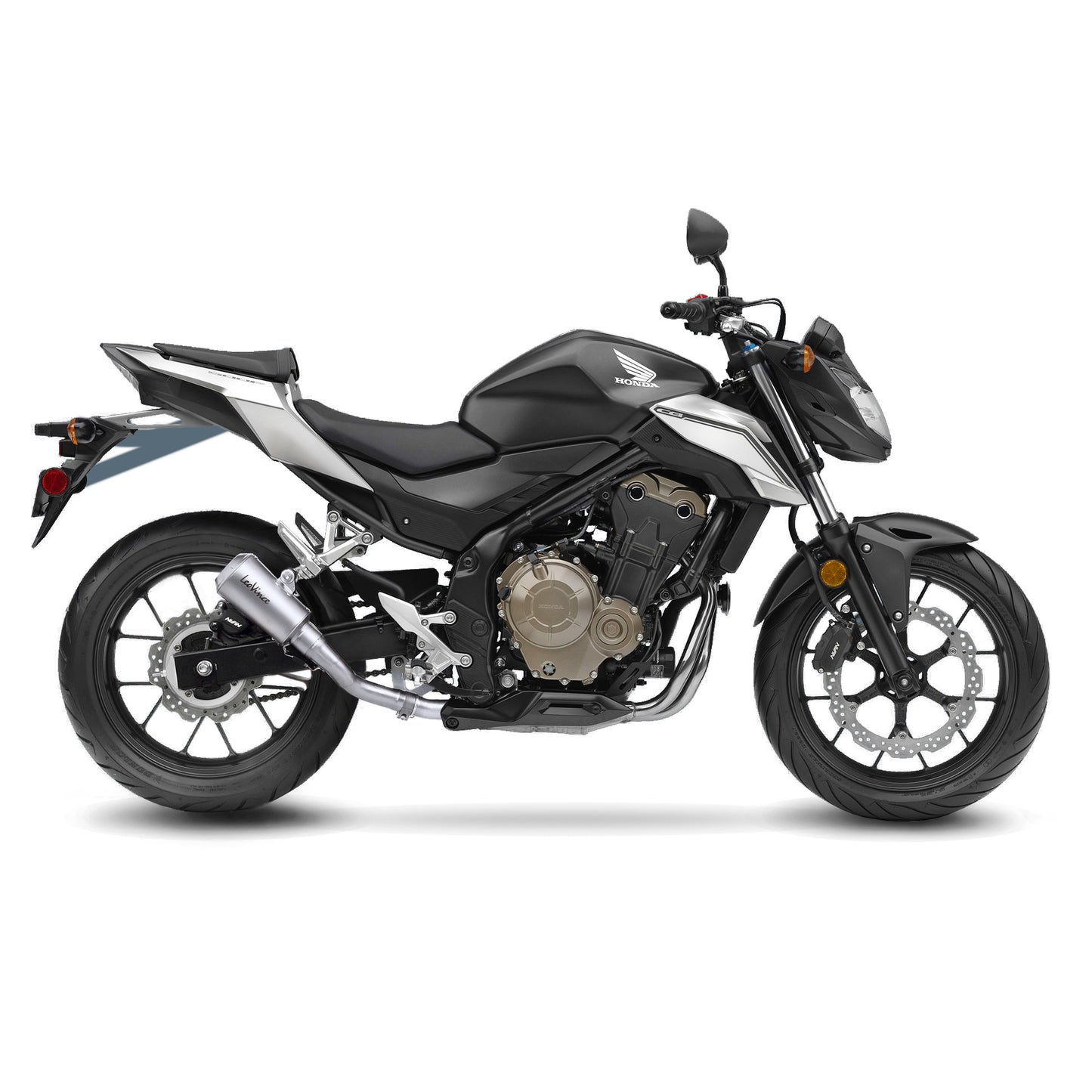 Leo Vince LV-10 Stainless Steel | Slip-On Exhaust For Honda CBR500R, CB500F, CB500X (2019+)