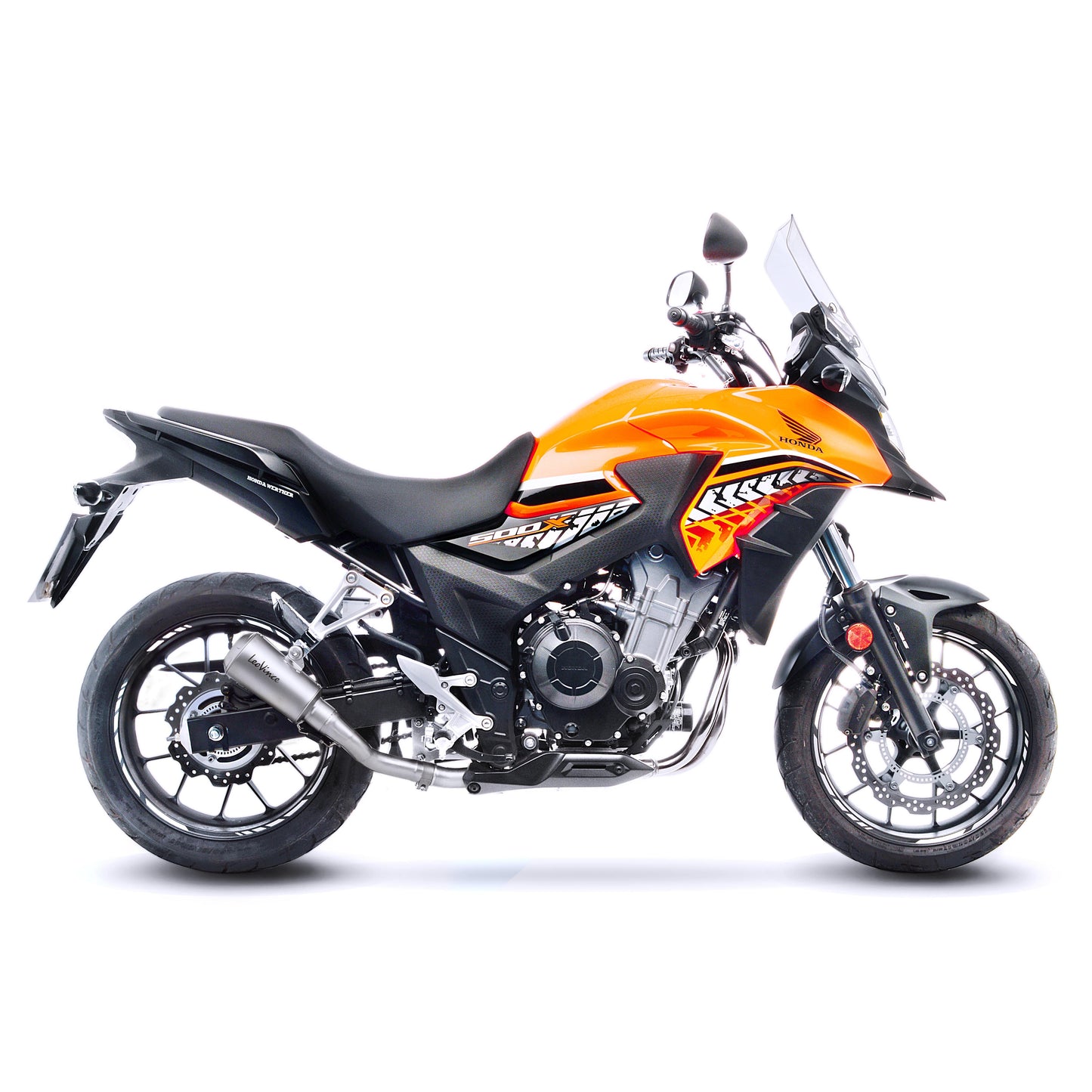 Leo Vince LV-10 Stainless Steel | Slip-On Exhaust For Honda CBR500R, CB500F, CB500X (2019+)