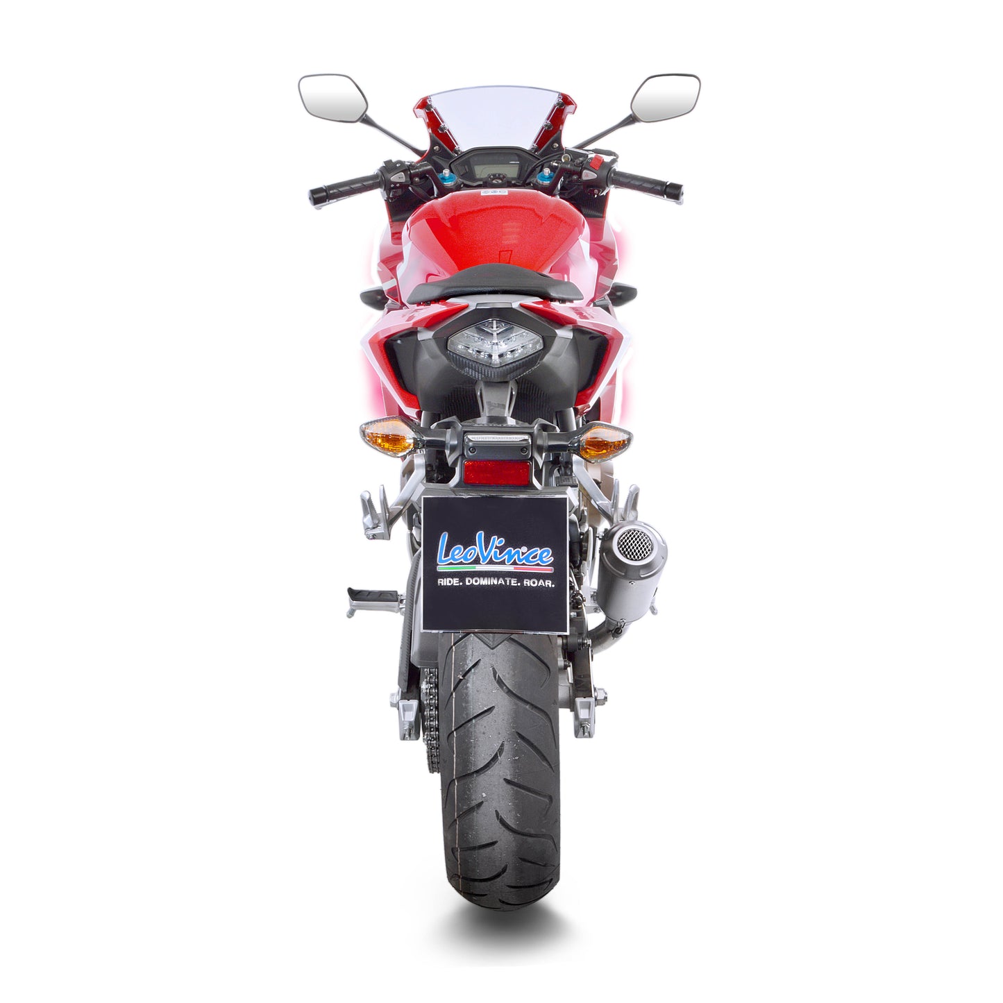 Leo Vince LV-10 Stainless Steel | Slip-On Exhaust For Honda CBR500R, CB500F, CB500X (2019+)