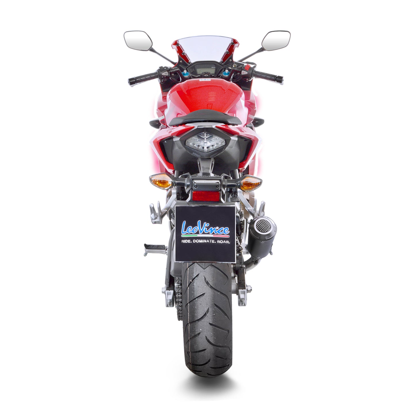 Leo Vince LV-10 Black Edition Stainless Steel | Slip-On Exhaust For Honda CBR500R, CB500F, CB500X (2019+)