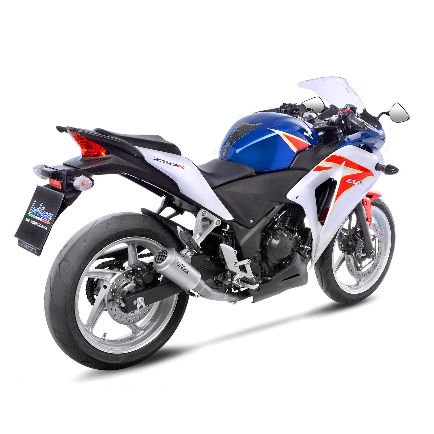 Leo Vince LV-10 Stainless Steel | Slip-On Exhaust For Honda CBR250R 2011-2013