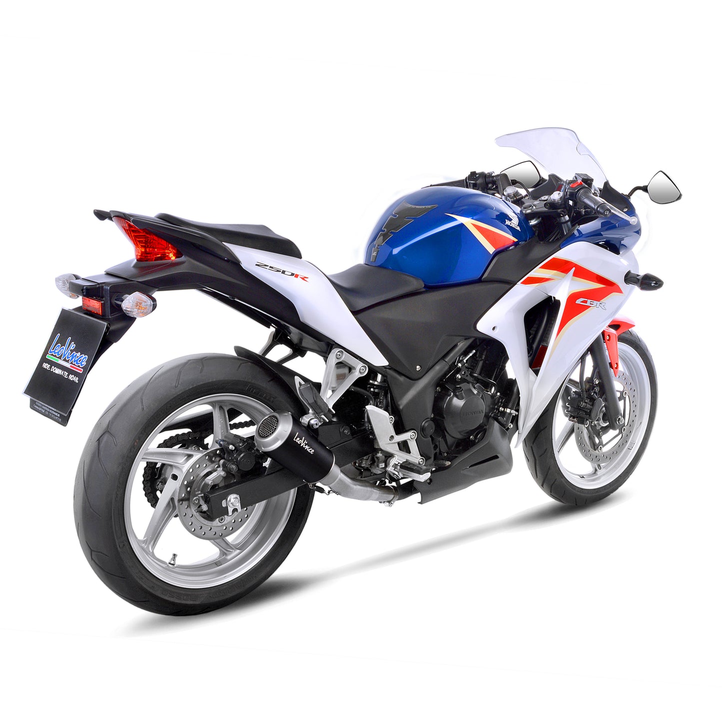 Leo Vince LV-10 Black Edition Stainless Steel | Slip-On Exhaust For Honda CBR250R 2011-2013