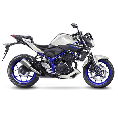 Leo Vince LV-10 Stainless Steel | Slip-On Exhaust For Yamaha MT-03/YZF-R3/YZF-R25 '16-19/'15-19/'14-18