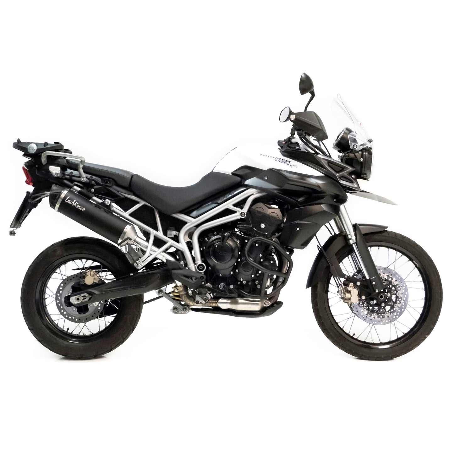 Leo Vince Nero Stainless Steel | Slip-On Exhaust For Triumph Tiger 800 XC/XR '11-16