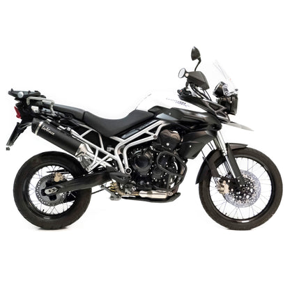 Leo Vince Nero Stainless Steel | Slip-On Exhaust For Triumph Tiger 800 XC/XR '11-16